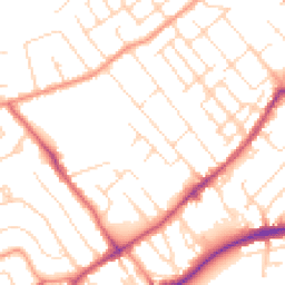 Daytime road noise heatmap for NG9 4EA