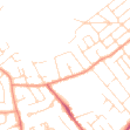 Daytime road noise heatmap for NG9 4EH