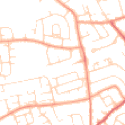 Daytime road noise heatmap for NG9 4GY