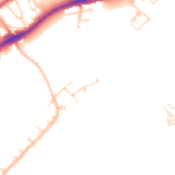 Daytime road noise heatmap for NG9 5AH