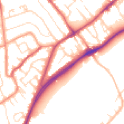 Daytime road noise heatmap for NG9 5BJ