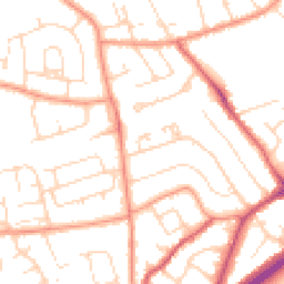 Daytime road noise heatmap for NG9 5BT