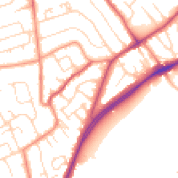 Daytime road noise heatmap for NG9 5DJ