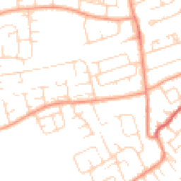 Daytime road noise heatmap for NG9 5FL