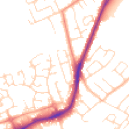 Daytime road noise heatmap for NG9 5JS
