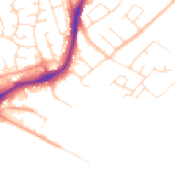 Daytime road noise heatmap for NG9 6AE