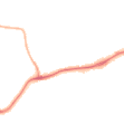 Night-time road noise heatmap for NG9 6ED