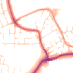Daytime road noise heatmap for NG9 6ER