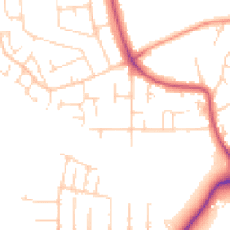 Daytime road noise heatmap for NG9 6EZ