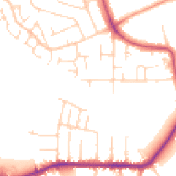 Daytime road noise heatmap for NG9 6FL
