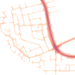 Daytime road noise heatmap for NG9 6GH