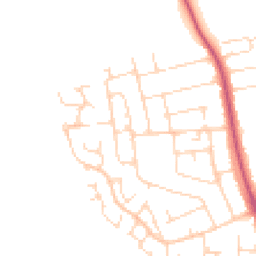 Daytime road noise heatmap for NG9 6HU