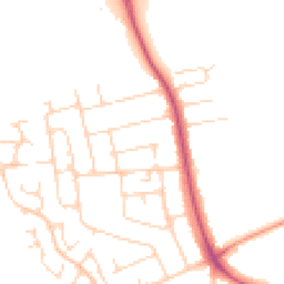 Daytime road noise heatmap for NG9 6JT