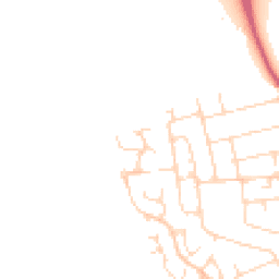 Daytime road noise heatmap for NG9 6LH