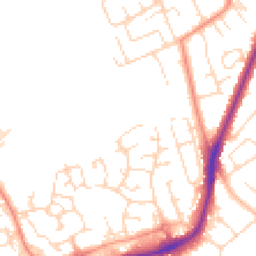 Daytime road noise heatmap for NG9 6NQ