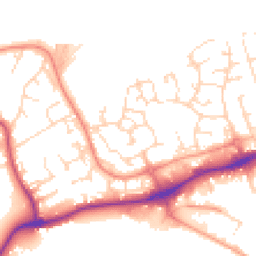 Daytime road noise heatmap for NG9 6RQ