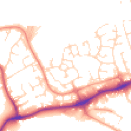 Daytime road noise heatmap for NG9 6RT