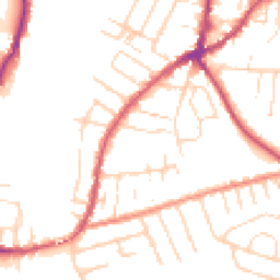 Daytime road noise heatmap for NG9 7AX