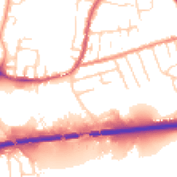 Daytime road noise heatmap for NG9 7DF