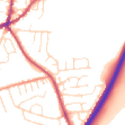 Daytime road noise heatmap for NG9 7HX