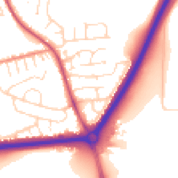 Daytime road noise heatmap for NG9 7JF