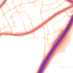 Daytime road noise heatmap for NG9 8BN