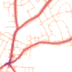 Daytime road noise heatmap for NG9 8DQ