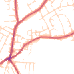 Daytime road noise heatmap for NG9 8DR