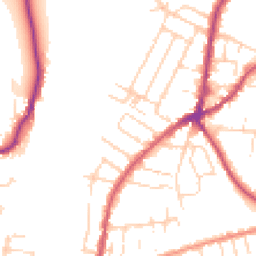 Daytime road noise heatmap for NG9 8ET