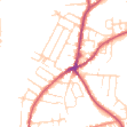 Daytime road noise heatmap for NG9 8FQ