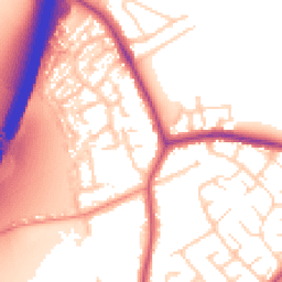 Daytime road noise heatmap for NG9 8GZ