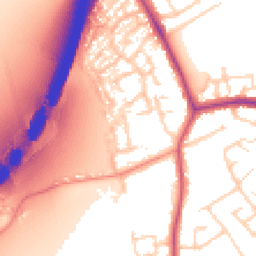 Daytime road noise heatmap for NG9 8HE