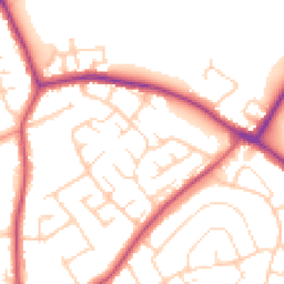 Daytime road noise heatmap for NG9 8LL