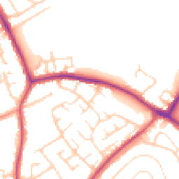 Daytime road noise heatmap for NG9 8LT
