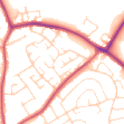 Daytime road noise heatmap for NG9 8QA