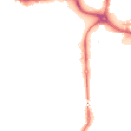 Night-time road noise heatmap for NN1 1ET