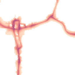 Night-time road noise heatmap for NN1 1HF