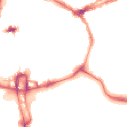 Night-time road noise heatmap for NN1 1HS