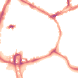 Night-time road noise heatmap for NN1 1JT