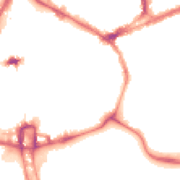 Night-time road noise heatmap for NN1 1LG