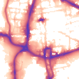 Daytime road noise heatmap for NN1 1PU