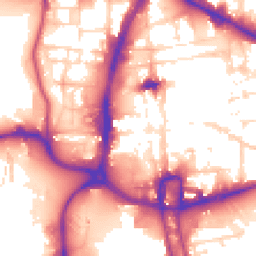 Daytime road noise heatmap for NN1 1RS