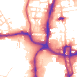Daytime road noise heatmap for NN1 1SH