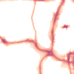 Night-time road noise heatmap for NN1 1SN