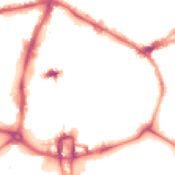 Night-time road noise heatmap for NN1 2AB