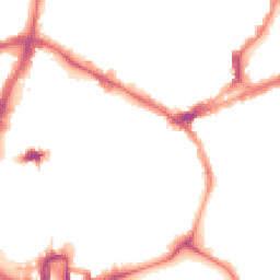 Night-time road noise heatmap for NN1 2BQ