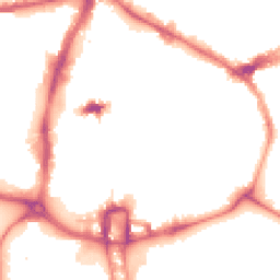 Night-time road noise heatmap for NN1 2DA