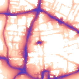 Daytime road noise heatmap for NN1 2LT