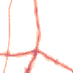 Night-time road noise heatmap for NN1 3DA