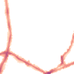 Night-time road noise heatmap for NN1 3ET